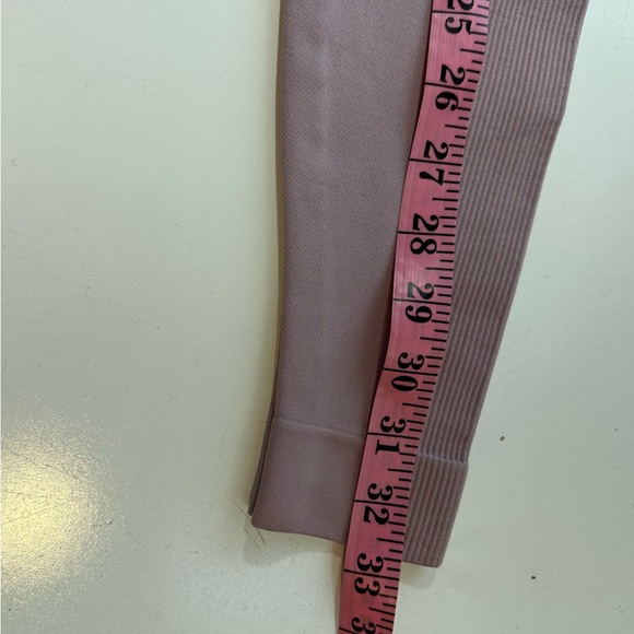 Set Active X Revolve Havana Pinkish HiRise Ribbed Seamless Activewear Leggings M - Picture 15 of 15